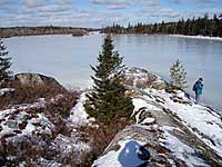 Cranberry Lake in winter
