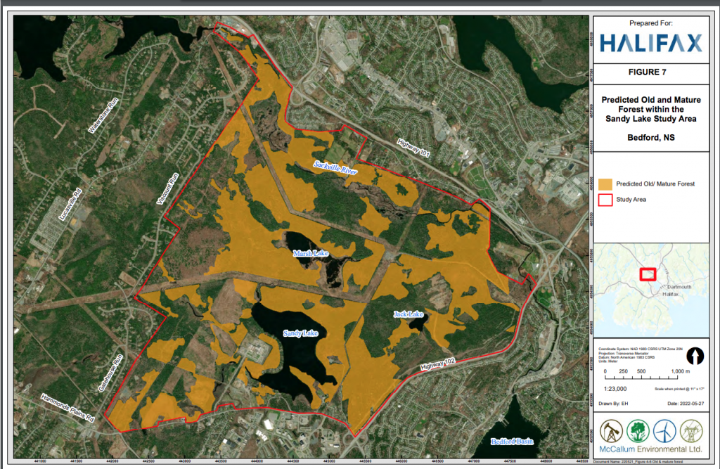 Errors in the Forest Development Stage Layer for Sandy Lake area ...